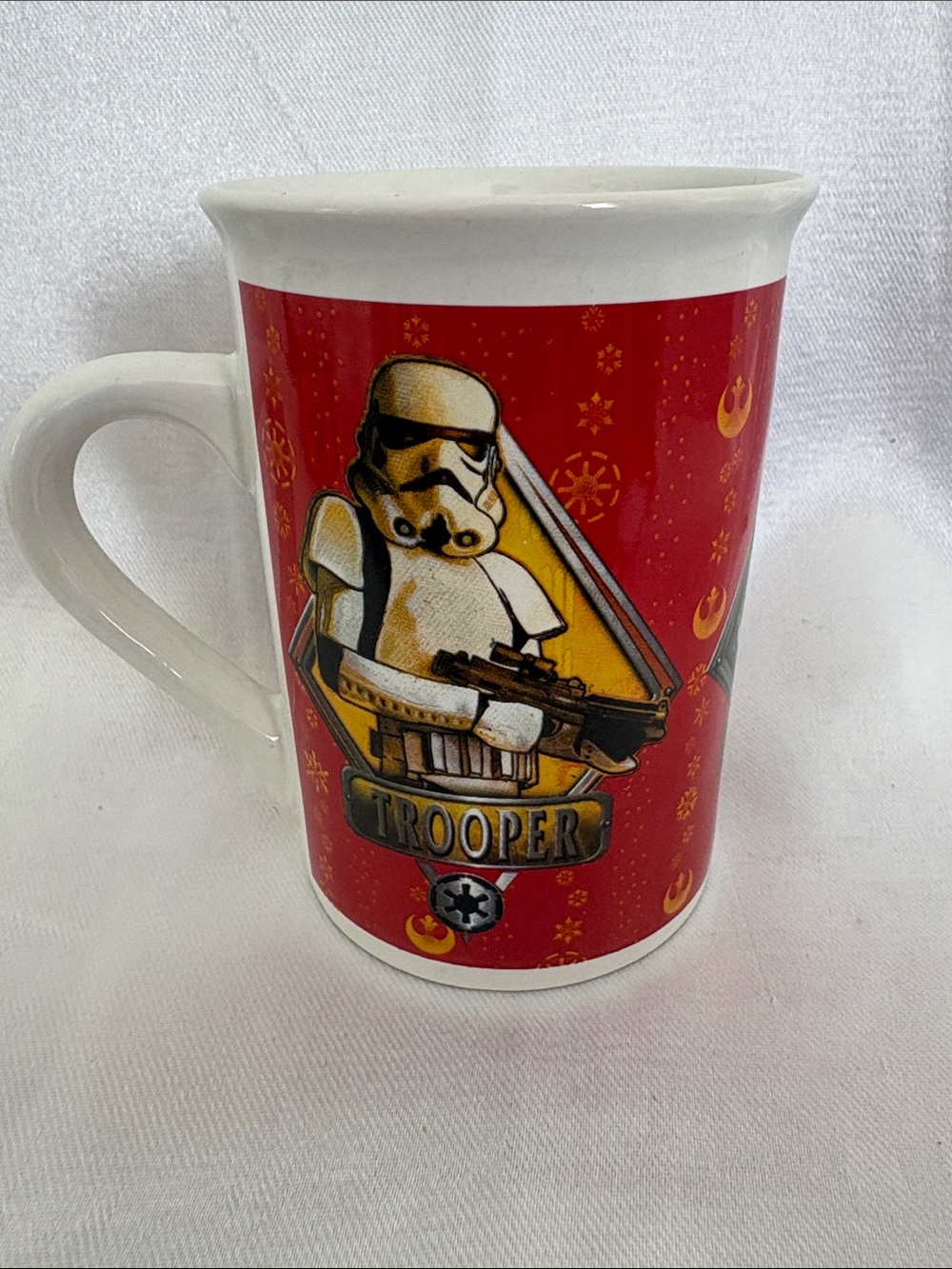 2014 Stormtrooper Red Ceramic Coffee Mug - Licensed Star Wars Design